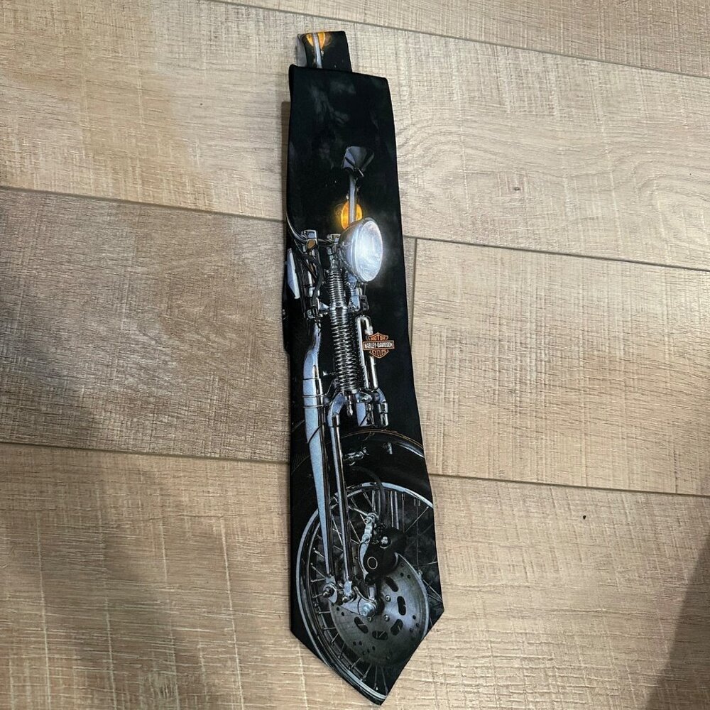 RALPH MARLIN MENS HARLEY DAVIDSON MOTORCYCLE NECK TIE